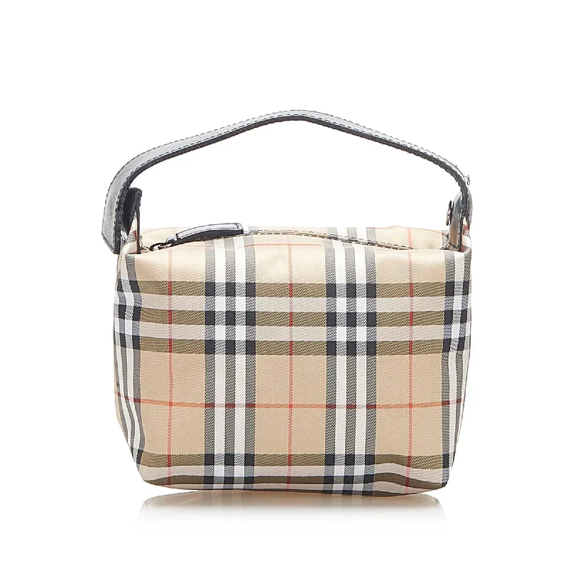 Burberry Bags with Detachable Straps for CustomizationBurberry House Check Canvas Handbag (SHG-16914)