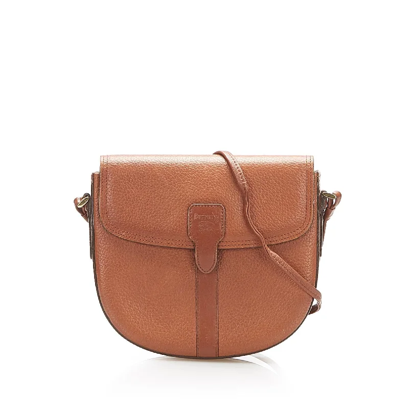 Sustainable Burberry Bags Made from Recycled MaterialsBurberry Leather Crossbody Bag (SHG-16995)