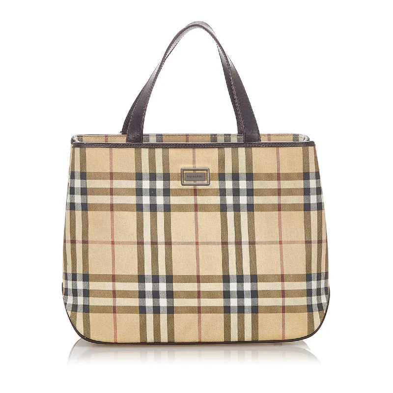 Limited Edition Burberry Bags for CollectorsBurberry House Check PVC Handbag (SHG-17451)