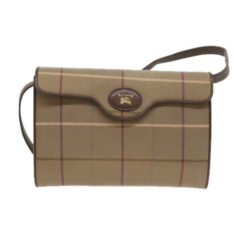 Burberry Bags with Antique - Style HardwareBURBERRYSs Nova Check Shoulder Bag Canvas Beige  th4069