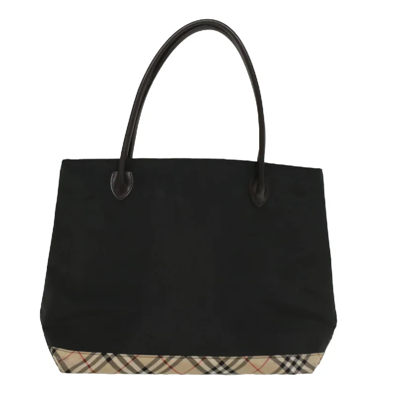 Burberry Bags with Antique - Style HardwareBurberry Blue Label Tote Bag Nylon Black Auth bs8589