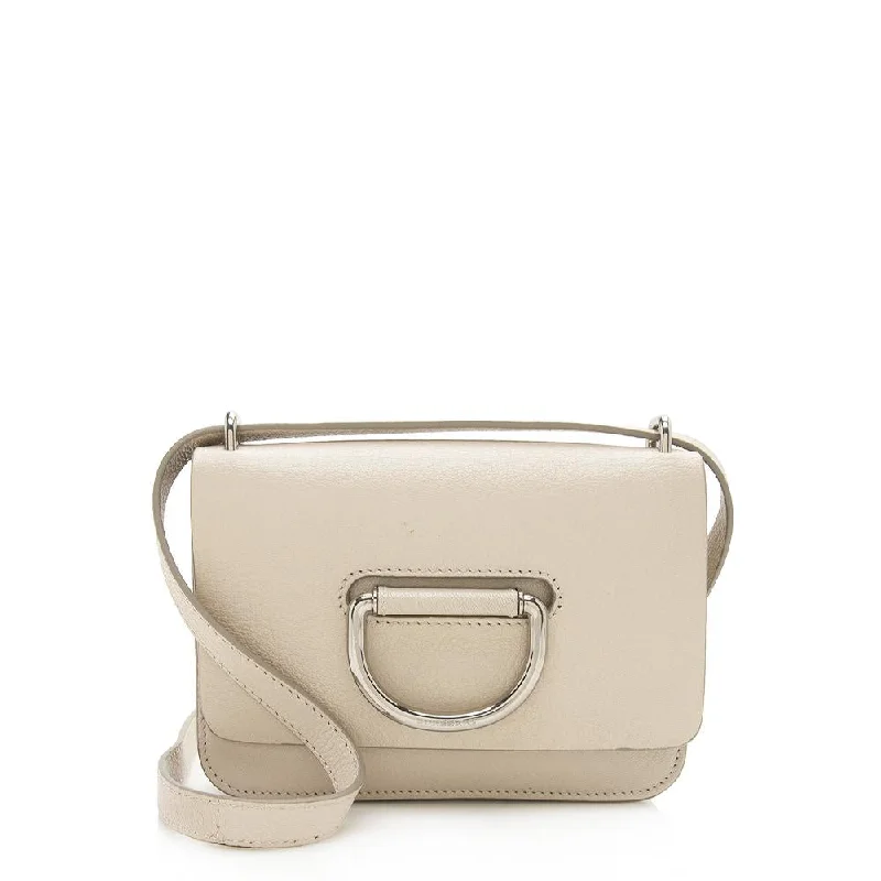 Limited Edition Burberry Bags for CollectorsBurberry Leather D-Ring Mini Crossbody Bag (SHF-12587)