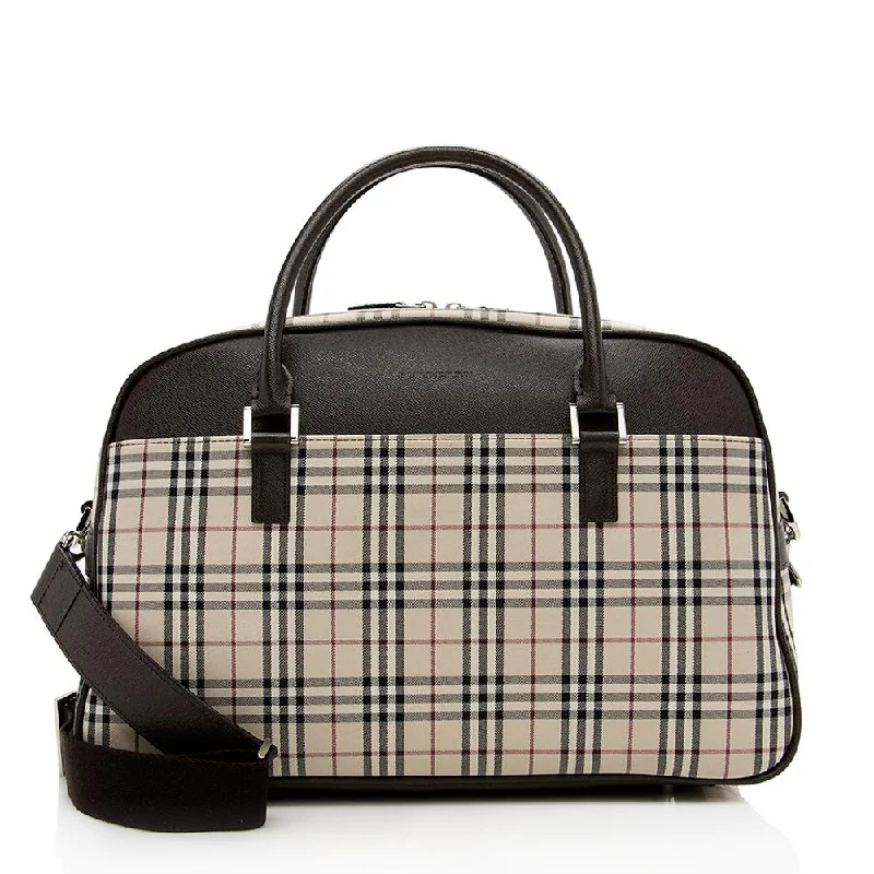 Burberry Bags with RFID Blocking TechnologyBurberry Check Duffel Bag (SHF-13736)