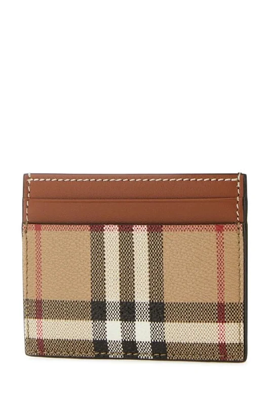 Compact and Portable Burberry Waist BagsBurberry Woman Printed Canvas Cardholder