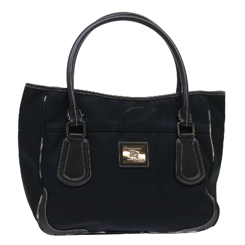 Designer Burberry Bags for Fashion EnthusiastsBURBERRY Blue Label Shoulder Bag Nylon Black Auth bs7873