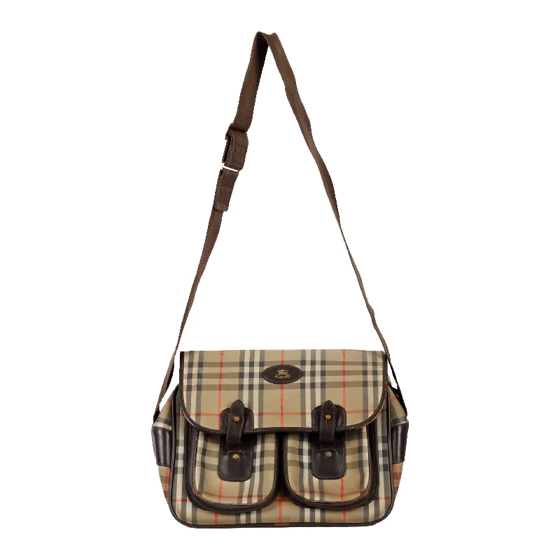 Light - Colored Burberry Bags for Spring and SummerBURBERRY Burberry Logo Messenger Bag