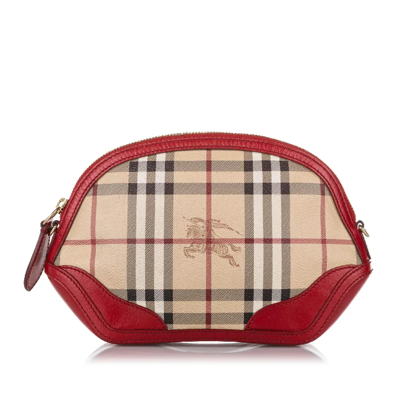 Sporty Burberry Bags for Athletic ActivitiesBurberry Haymarket Check Canvas Crossbody Bag (SHG-19341)