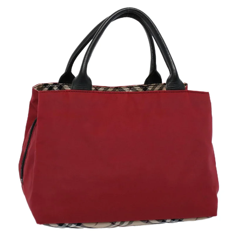 Color - Blocked Burberry Bags for a Bold StatementBURBERRY Hand Bag Nylon Red Auth yb435