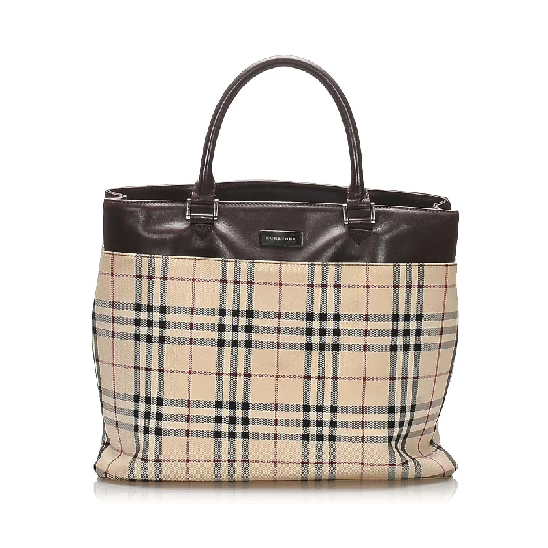 Foldable Burberry Shopping Bags for ConvenienceBurberry House Check Canvas Handbag (SHG-14229)