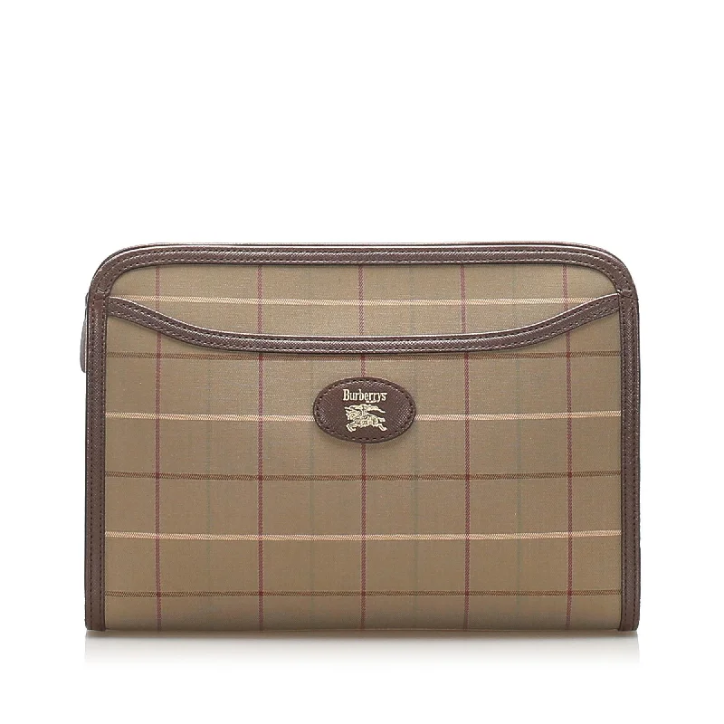 High - Quality Burberry Leather Shoulder BagsBurberry Canvas Clutch Bag (SHG-11744)