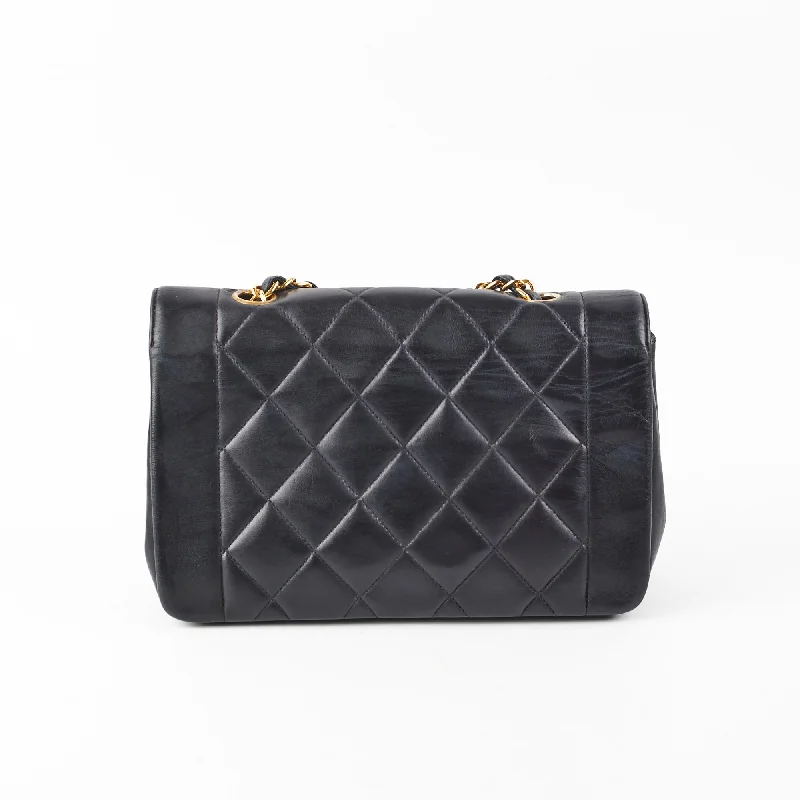 Chanel Luxury Handbag for High - End EventsChanel Vintage Diana Small Black (Recoloured)