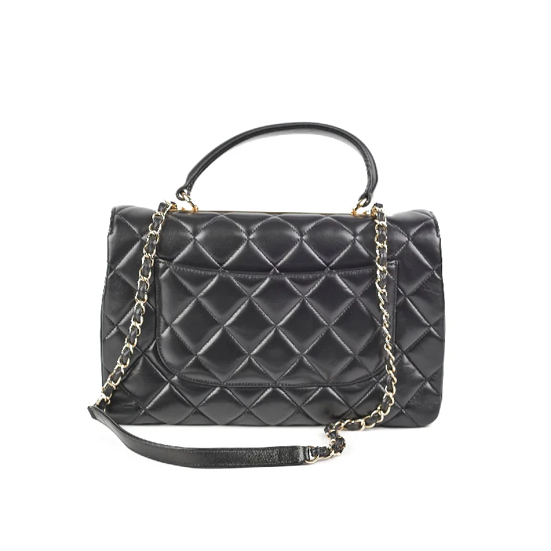 Chanel bags for a polished and professional appearanceChanel Trendy CC Medium Lambskin Black Quilted - Series 24