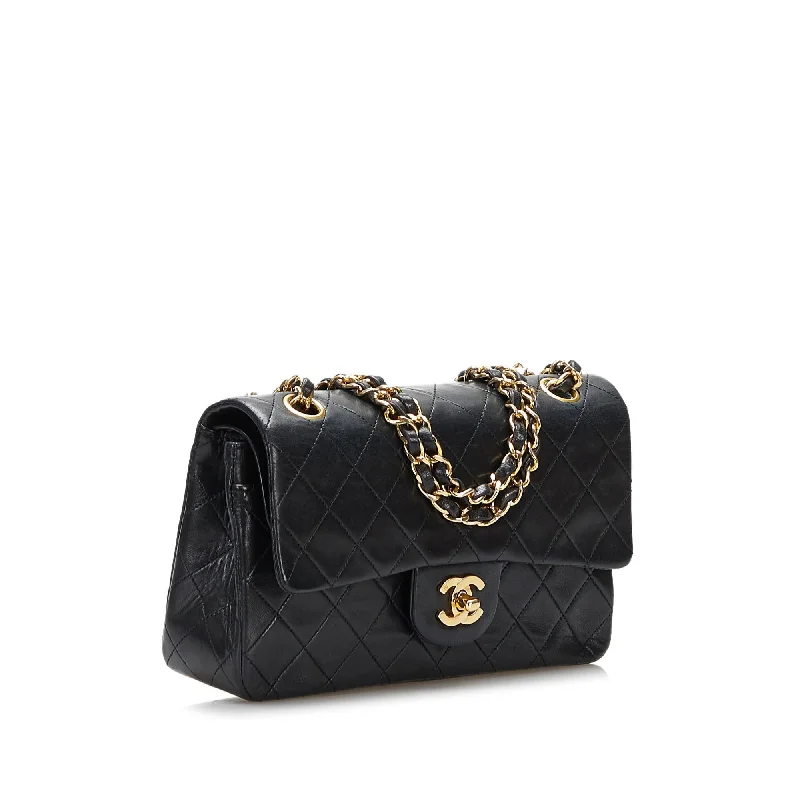 Chanel classicChanel Small Classic Lambskin Double Flap Bag (36482)