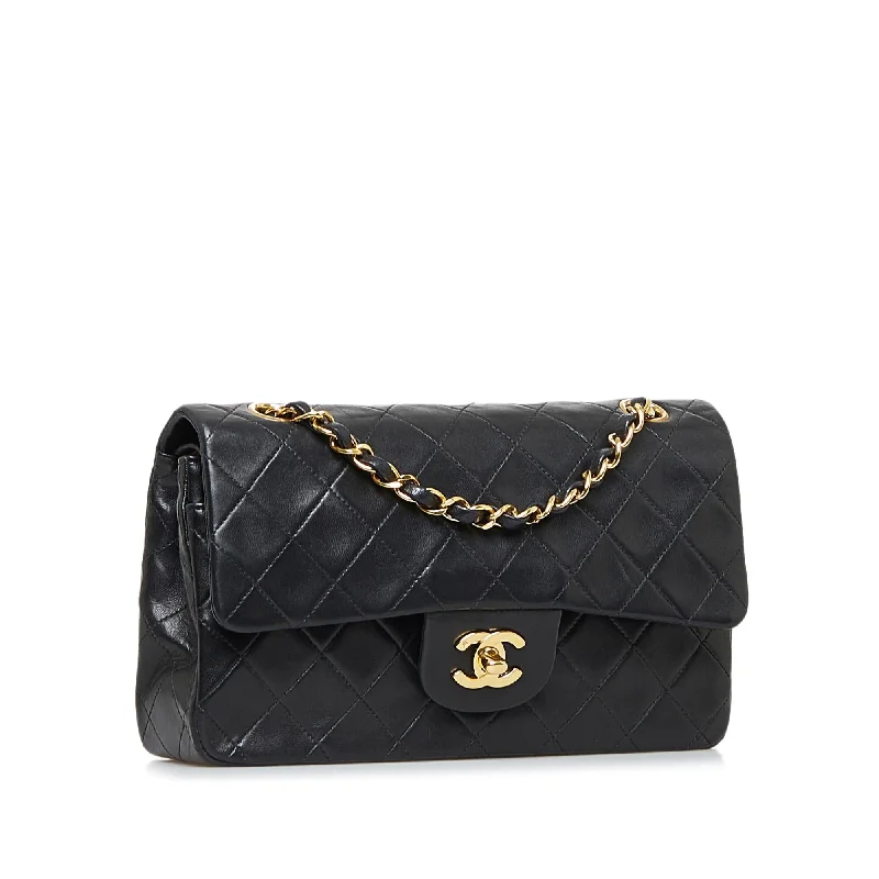 Chanel bags available at online luxury retaileChanel Small Classic Lambskin Double Flap (RbbS9f)