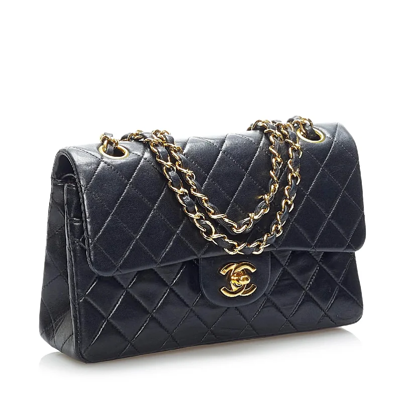 Chanel bags for women who appreciate fine craftsmanshipChanel Small Classic Lambskin Leather Double Flap Bag (33958)