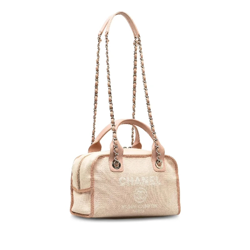 Chanel Classic Flap Bag for Evening PartyChanel Small Deauville Bowling Satchel (K7SHxu)