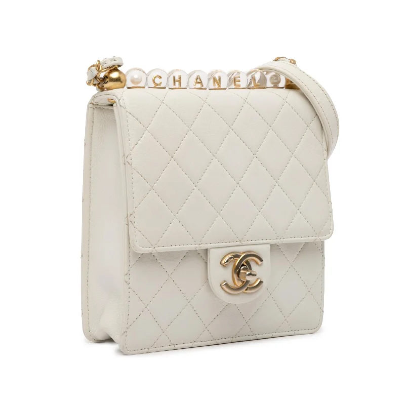 Chanel Quilted Leather Shoulder Bag for FashionistasChanel Small Lambskin Chic Pearls Flap (NEndrv)