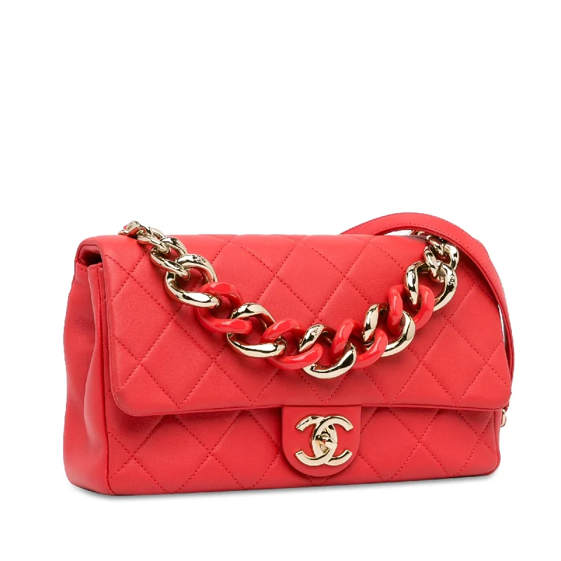 Chanel bags that pair perfectly with any outfitChanel Small Lambskin Elegant Chain Single Flap (SDFYLG)