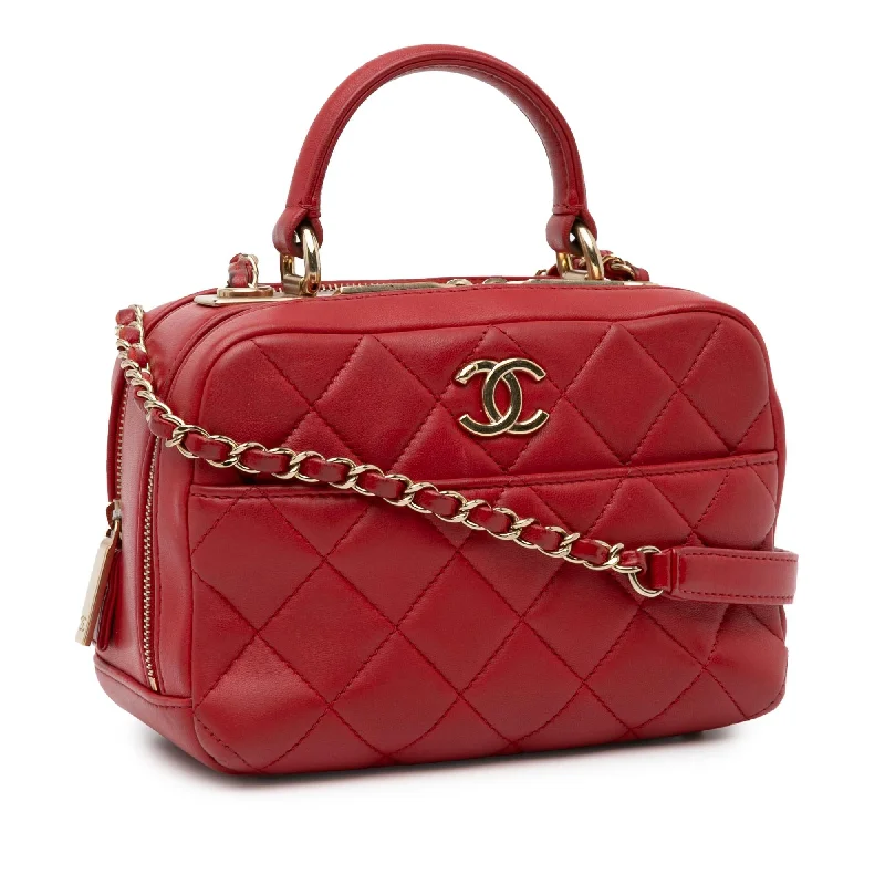 Chanel bags with exclusive seasonal designs and materialsChanel Small Lambskin Trendy CC Bowling (lOYrMx)