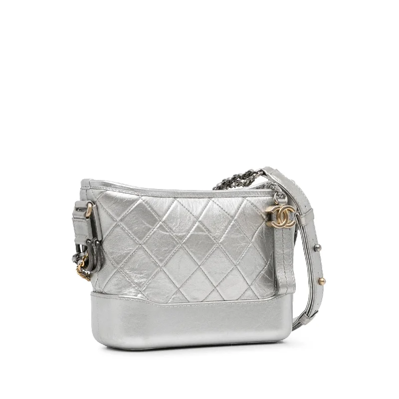 Chanel bags for women with a taste for high fashionChanel Small Metallic Gabrielle Crossbody Bag (HbtRXo)