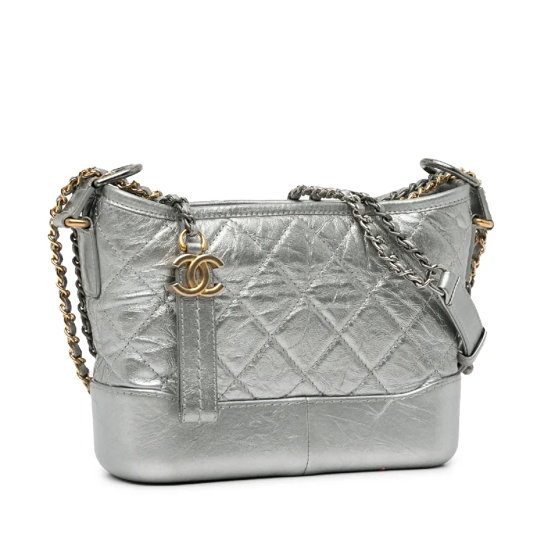 Chanel bags with gold, silver, and pearl accentsChanel Small Metallic Gabrielle Crossbody Bag (zsyPEg)