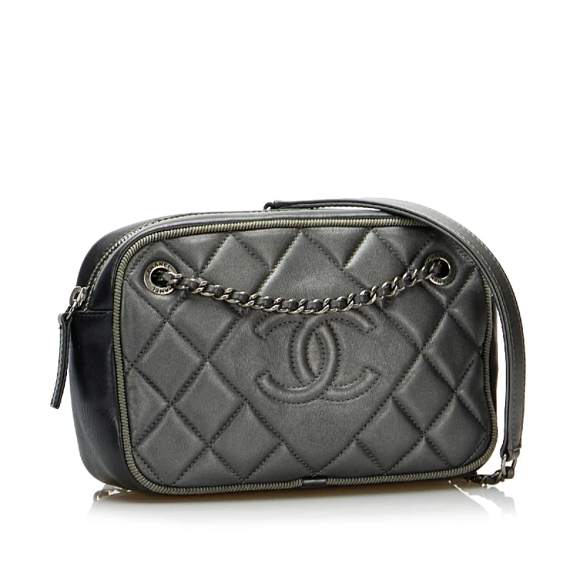 Chanel bags with gold, silver, and pearl accentsChanel Small Quilted Ballerine Camera Bag (iPclaF)