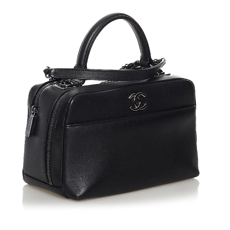 Chanel bags available at online luxury retaileChanel Trendy CC Lambskin Leather Bowling Bag (33622)