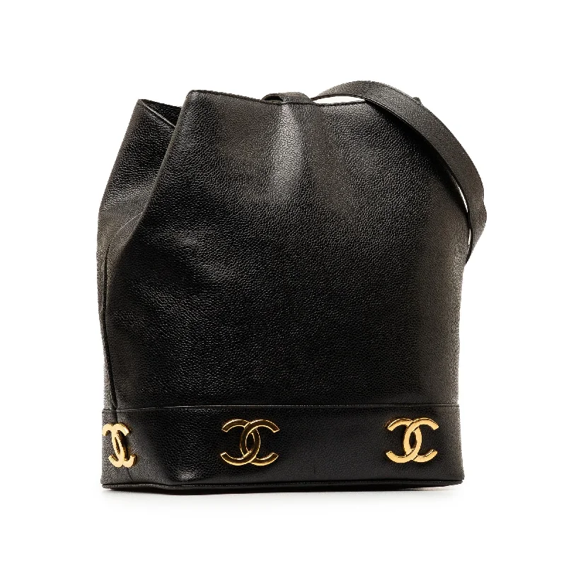 Chanel Classic Flap Bag for Evening PartyChanel Triple CC Caviar Bucket (0EOeEv)