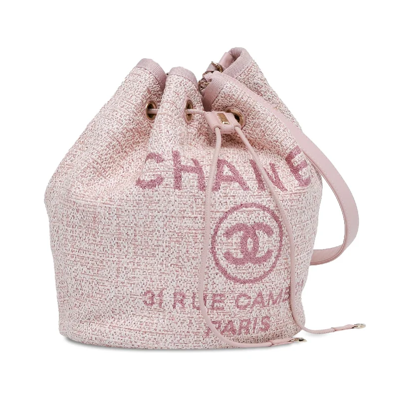 Chanel bags available in bold colors and patternsChanel Tweed Deauville Drawstring Bucket Bag (2B1zbV)